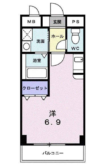 カルム六番町 間取り