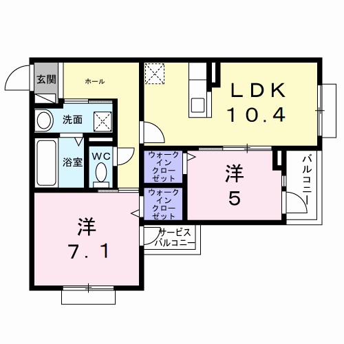 ヒカルサ岸和田畑町 間取り