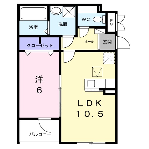 ヒカルサ岸和田畑町 間取り