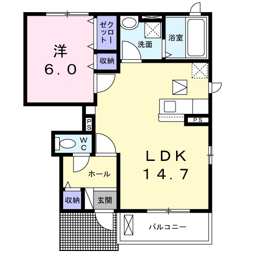 レイアフォレストⅠ 間取り