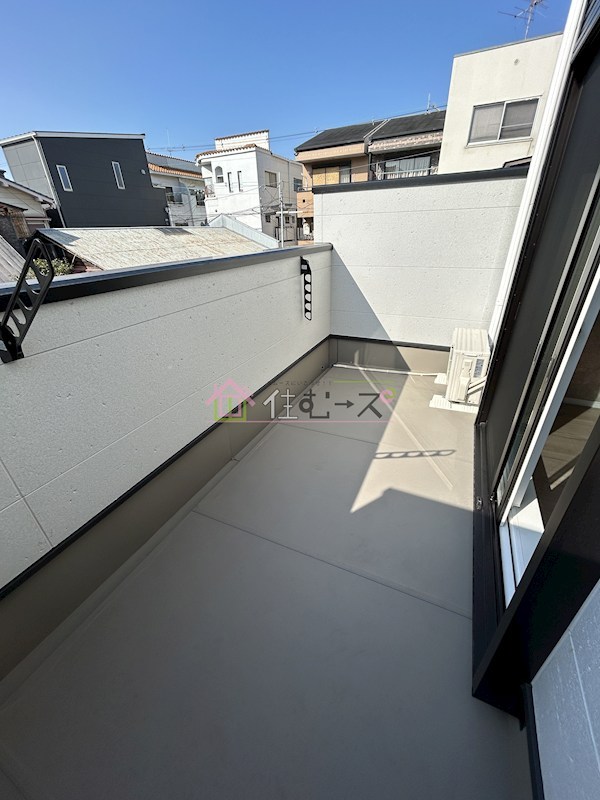 帝塚山東４丁目貸家 ベランダ