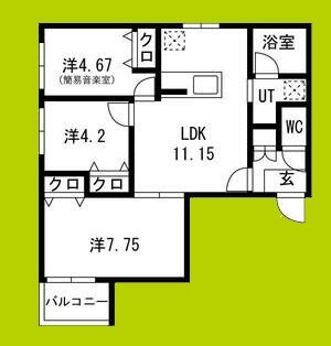 エス.フィールド奏 間取り