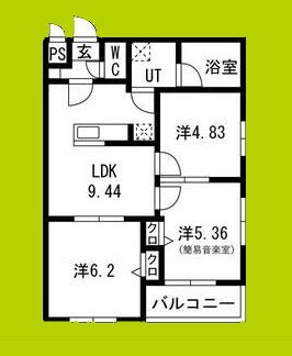 エス.フィールド奏 間取り