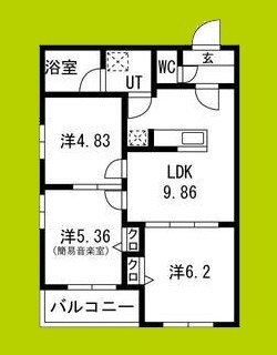 エス.フィールド奏 間取り