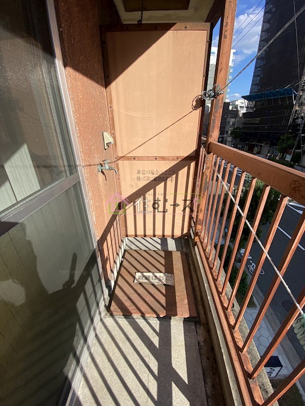 シティアーク上町台 ベランダ