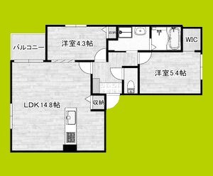PISTA豊里 間取り