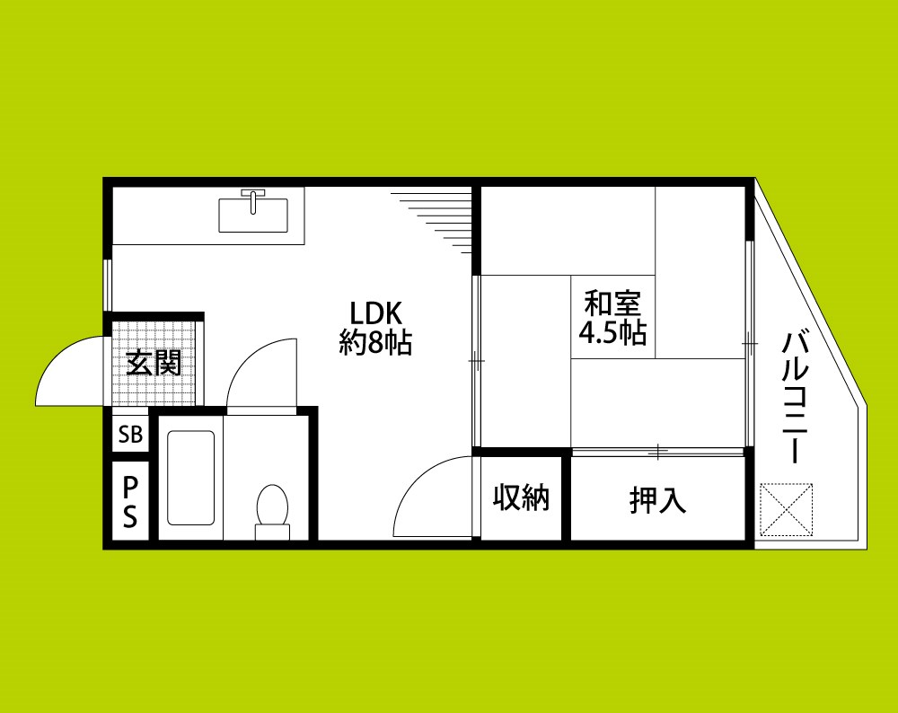 シャトー東梅田 間取り