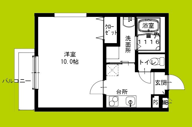フジパレス鴻池新田Ⅰ番館 間取り