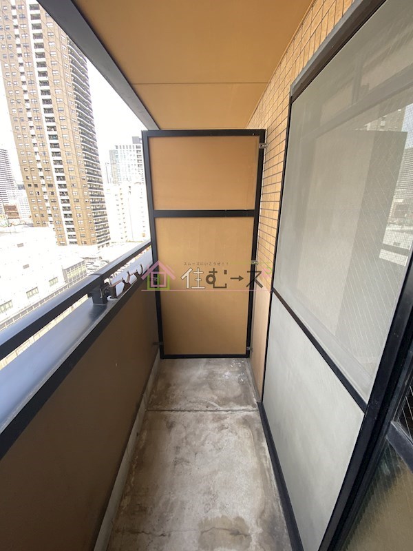 ドミール江戸堀 ベランダ