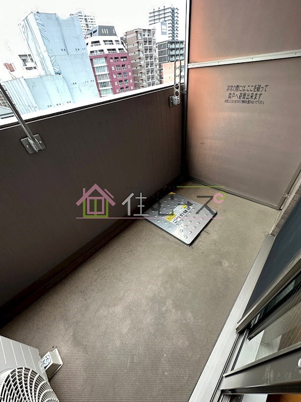 プロシード心斎橋東ヴァンターレ ベランダ