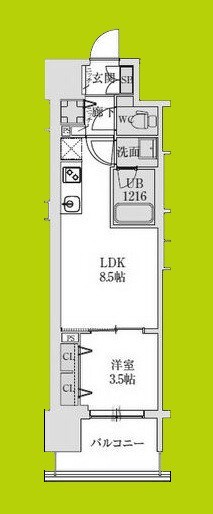 スプランディッド本町グラン 間取り