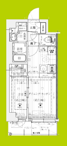 ファーストフィオーレ吹田ウインズテラス 間取り図