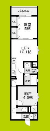 フォレストクリエオーレ枚岡壱番館 間取り