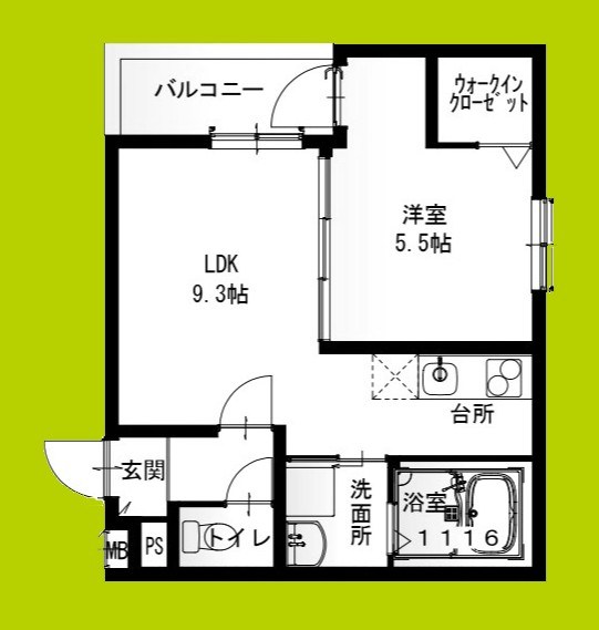 フジパレス鴻池新田Ⅰ番館 間取り