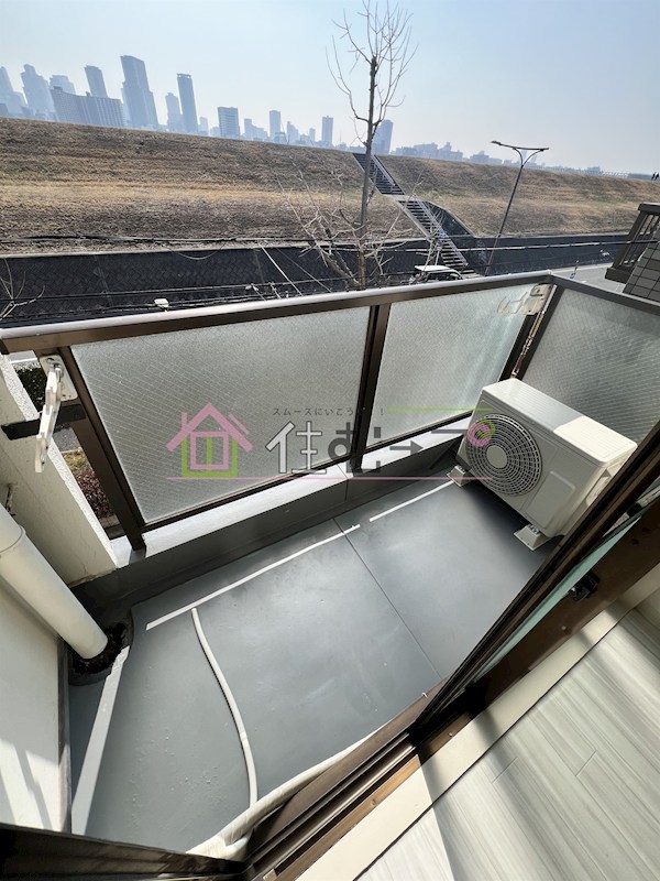 キャナル新北野 ベランダ