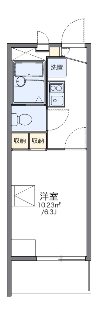 レオパレスクレール都島 間取り
