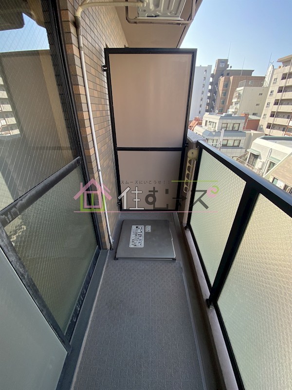 ラナップスクエア南森町 ベランダ