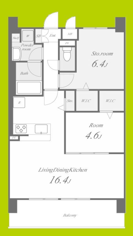 フェンテイーストⅡ 間取り