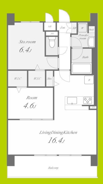 フェンテイーストⅡ 間取り