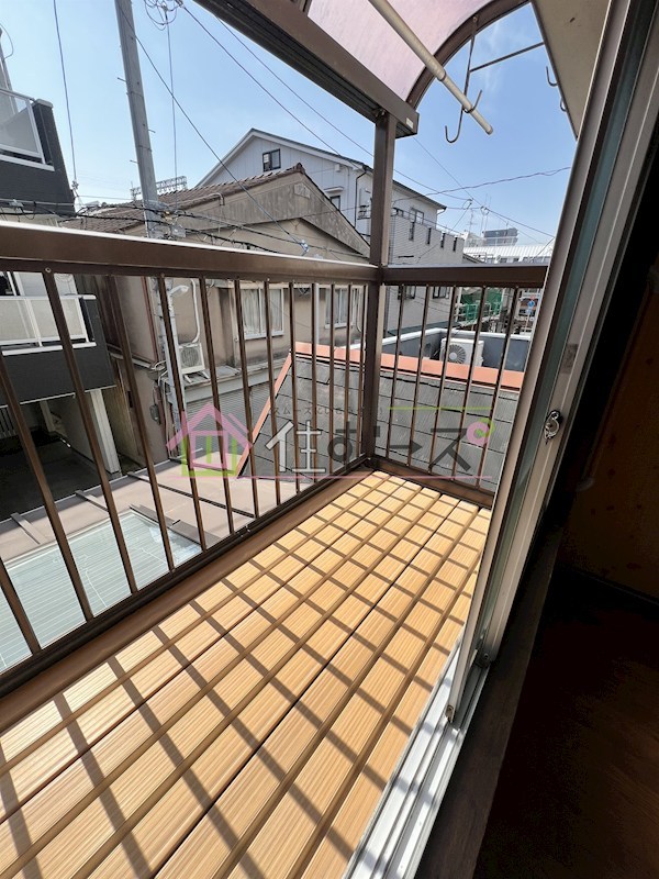 栗田貸家 ベランダ