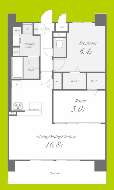 フェンテイーストⅡ 間取り