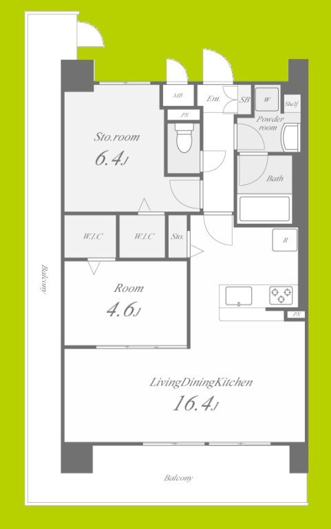 フェンテイーストⅡ 間取り