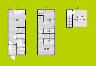 GM天満橋2丁目貸家 間取り