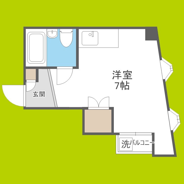 マンションロッヂ 間取り