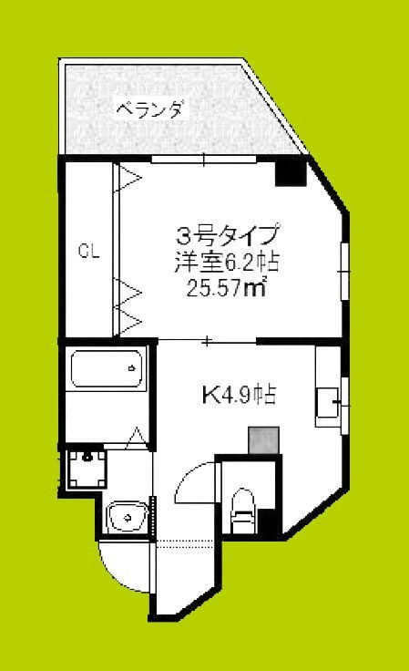 メゾンドアヴェルⅢ 間取り