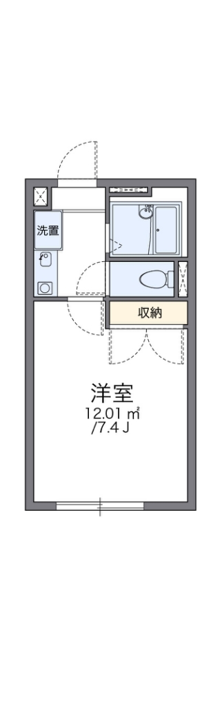 レオパレスクリスタルⅡ 間取り