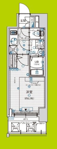 エスリード阿波座プライムコート 間取り