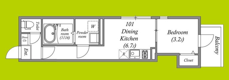 ハーモニーテラス平野西Ⅱ 間取り