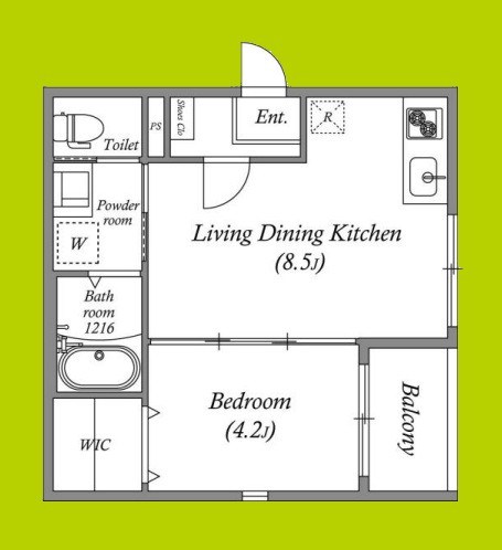 ハーモニーテラス大野 間取り