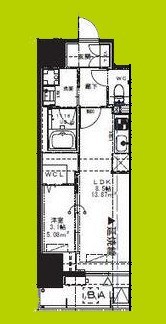 Alivis九条 間取り図