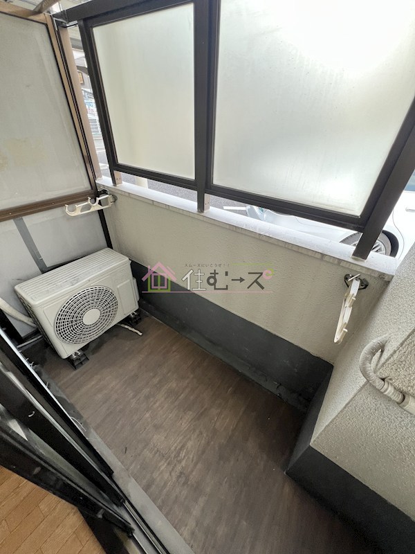 マンション輝 ベランダ