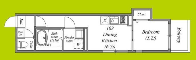 ハーモニーテラス平野西Ⅱ 間取り