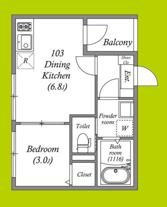 ハーモニーテラス平野西Ⅱ 間取り