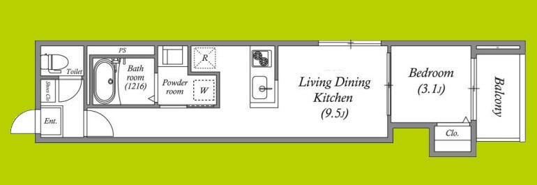 ハーモニーテラス西今川 間取り