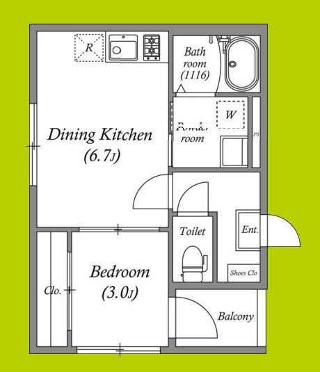 ハーモニーテラス西今川 間取り