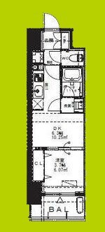 Alivis九条 間取り