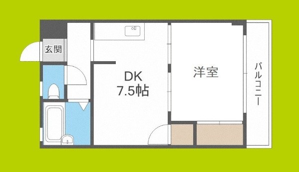 湯里コーポ 間取り