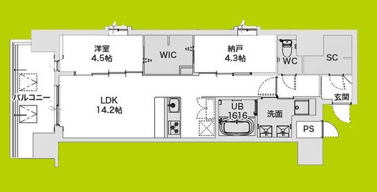 Draw上本町 間取り