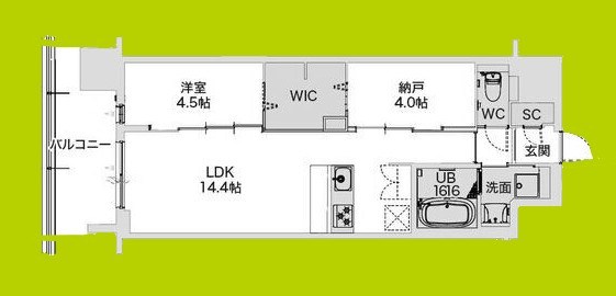 Draw上本町 間取り