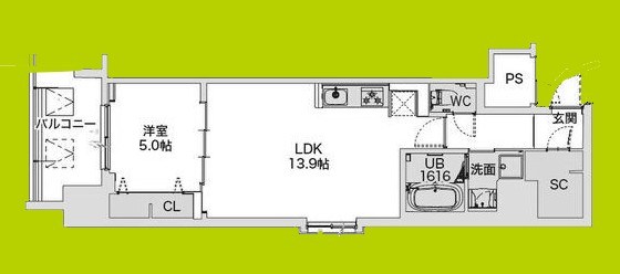 Draw上本町 間取り