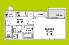 プロスパーコート北加賀屋Ⅰ 間取り