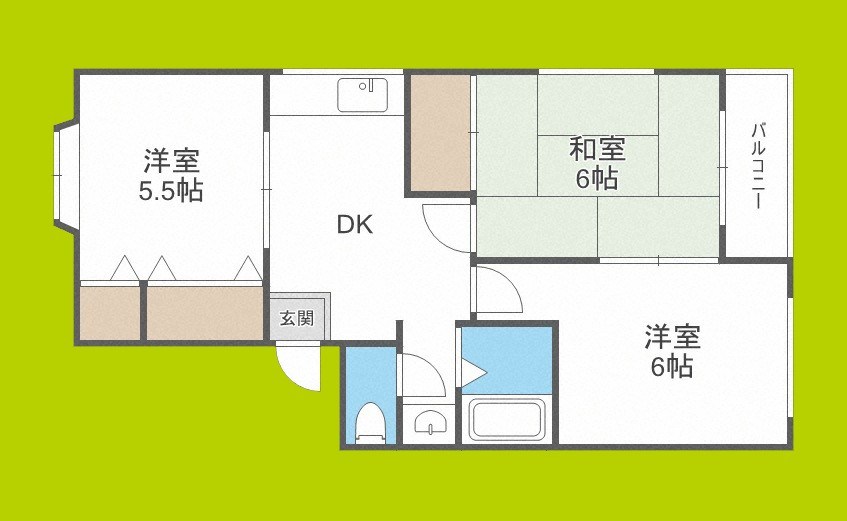 パークサンハイツ 間取り