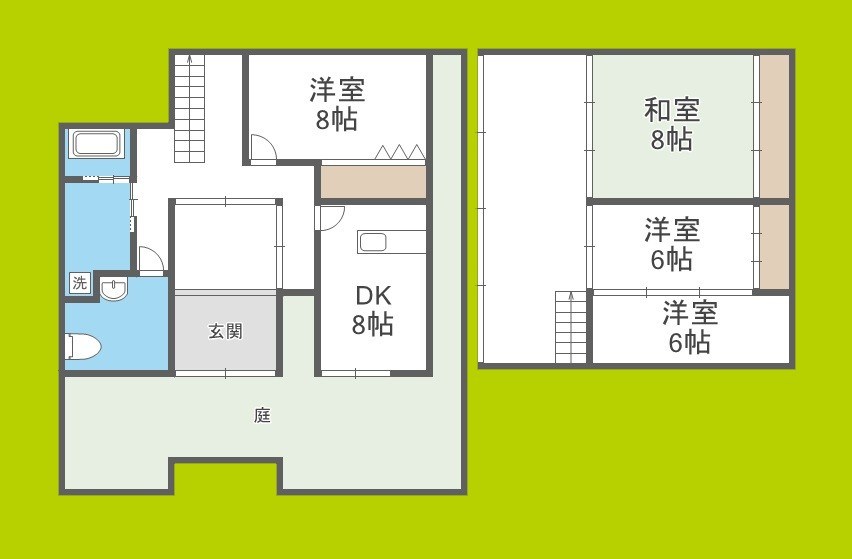 福町2丁目夘乃家 間取り
