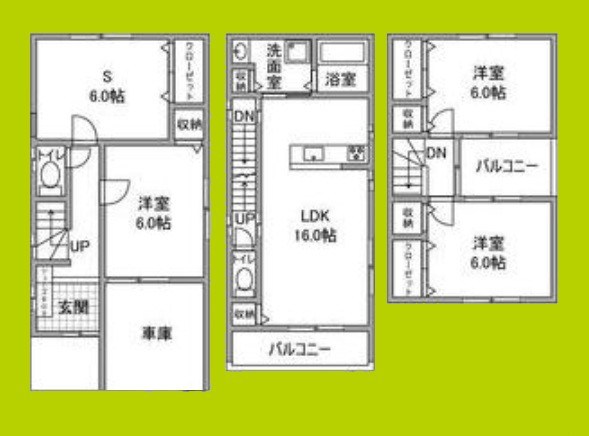 姫里１丁目戸建 間取り