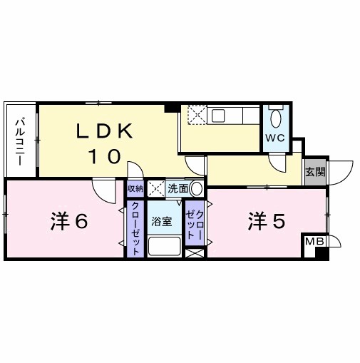 ディオーネ・ジエータ・イースト 間取り