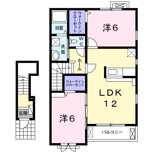 フィオーレ　くみのき 間取り